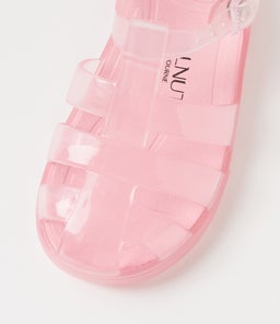 FRANKIE SANDAL TDLR WA PINK RUBBER