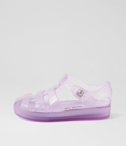 FRANKIE SANDAL TDLR WA PURPLE RUBBER