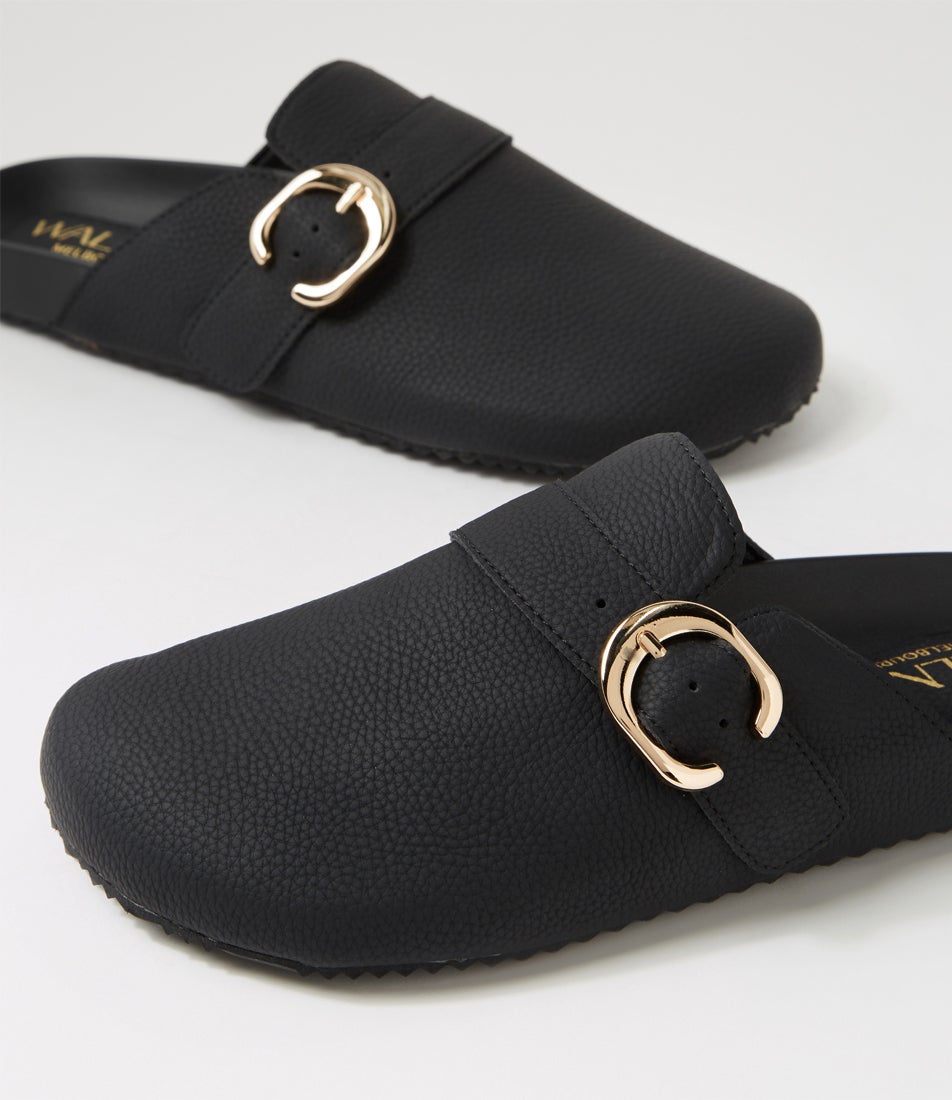 Peyton Black Mules
