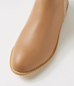 DOUGLAS STITCH LEATHER BOOT WA FAWN LEATHER