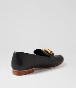 THEA LEATHER LOAFER WA BLACK LEATHER
