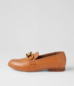 THEA LEATHER LOAFER WA COCONUT TAN LEATHER