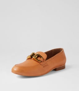 THEA LEATHER LOAFER WA COCONUT TAN LEATHER