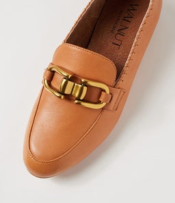 THEA LEATHER LOAFER WA COCONUT TAN LEATHER