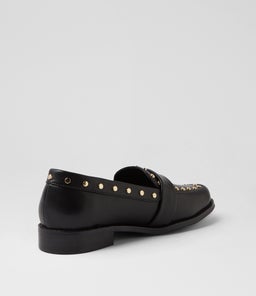 HARLOW LOAFER WA BLACK STUD SMOOTH