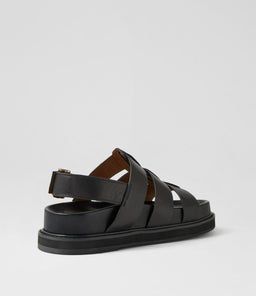 DAKOTA SANDAL WA BLACK LEATHER