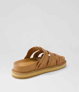 OLENA SLIDE WA MOCHA LEATHER
