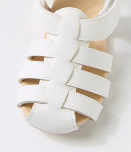 MINI BENSON SANDAL PRE WA WHITE SMOOTH
