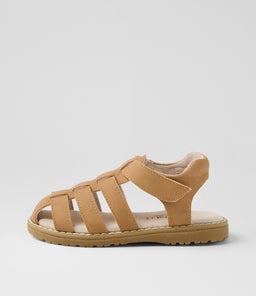BENSON SANDAL TOT WA LIGHT TAN SMOOTH
