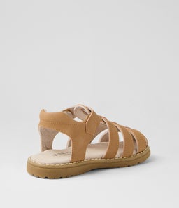 BENSON SANDAL TOT WA LIGHT TAN SMOOTH
