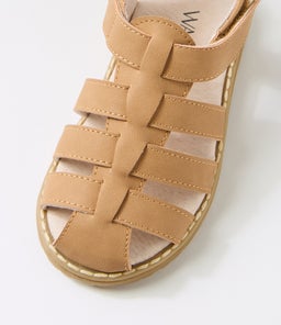 BENSON SANDAL TOT WA LIGHT TAN SMOOTH