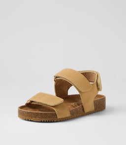 BOWIE SANDAL TOT WA LIGHT TAN SMOOTH