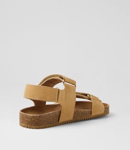 BOWIE SANDAL TOT WA LIGHT TAN SMOOTH