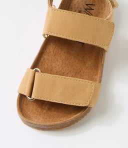 BOWIE SANDAL TOT WA LIGHT TAN SMOOTH