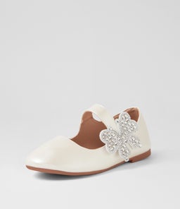 ANNIE BALLET JNR WA WHITE SMOOTH