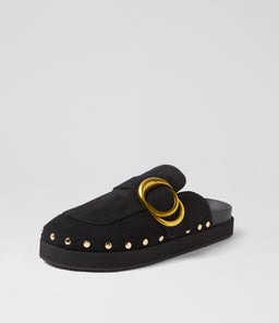 PASCAL MULE WA BLACK SUEDE