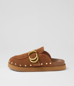 PASCAL MULE WA TAN SUEDE
