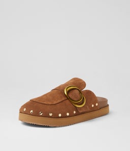 PASCAL MULE WA TAN SUEDE