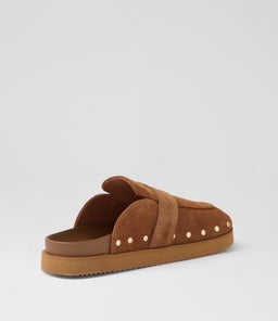 PASCAL MULE WA TAN SUEDE