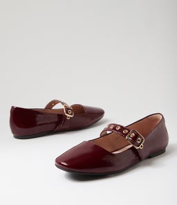 BIANCA BALLET WA RED PATENT LEATHER