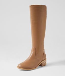 MALIA BOOT WA FAWN LEATHER