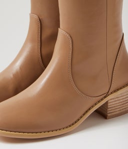 MALIA BOOT WA FAWN LEATHER