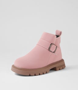 MAEVE BOOT JNR WA PINK SMOOTH