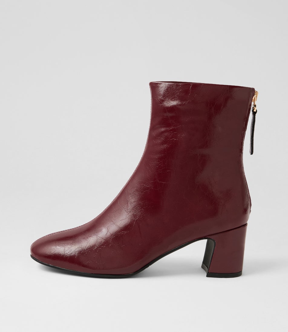 Letty Bordeaux Ankle Boots