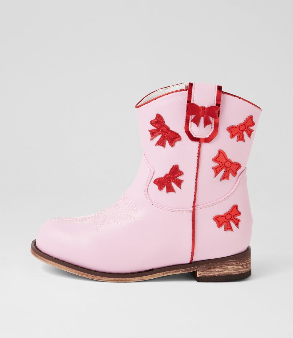 Sadie Boot Toddler Pink Smooth Calf Boots