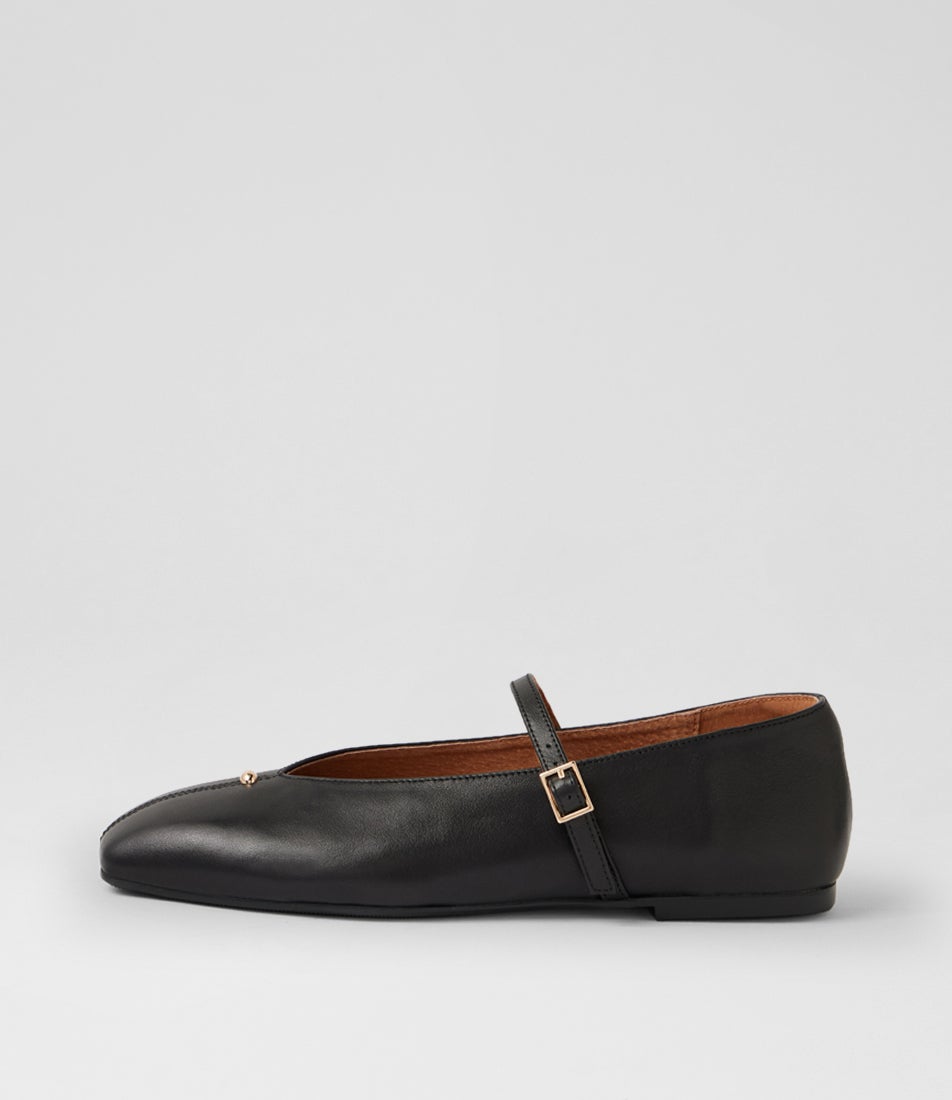 Lennon Black Leather Ballet Flats Lennon Black Leather Ballet Flats