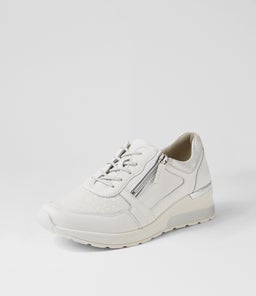 CLARA 01 WF WEISS SILBER LEATHER