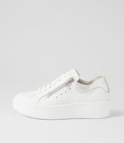 NICKY WF SNOW SILBER WEISS LEATHER