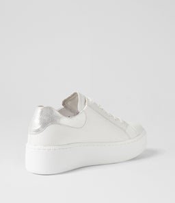 NICKY WF SNOW SILBER WEISS LEATHER