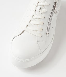 NICKY WF SNOW SILBER WEISS LEATHER