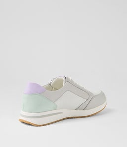 AGNES WF WEISS LAVENDER LEATHER MIX