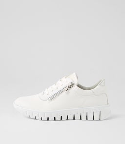 BIRDY WF WEISS SILBER LEATHER