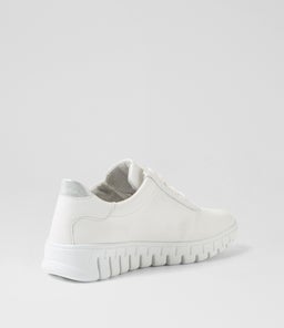 BIRDY WF WEISS SILBER LEATHER