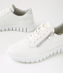 BIRDY WF WEISS SILBER LEATHER