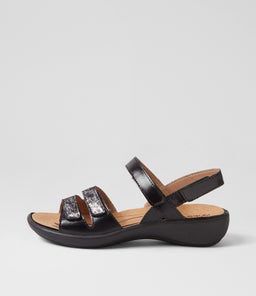 IBIZA 86 WJ SCHWARZ KOMBI LEATHER