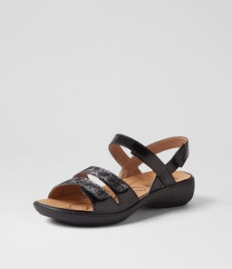 IBIZA 86 WJ SCHWARZ KOMBI LEATHER