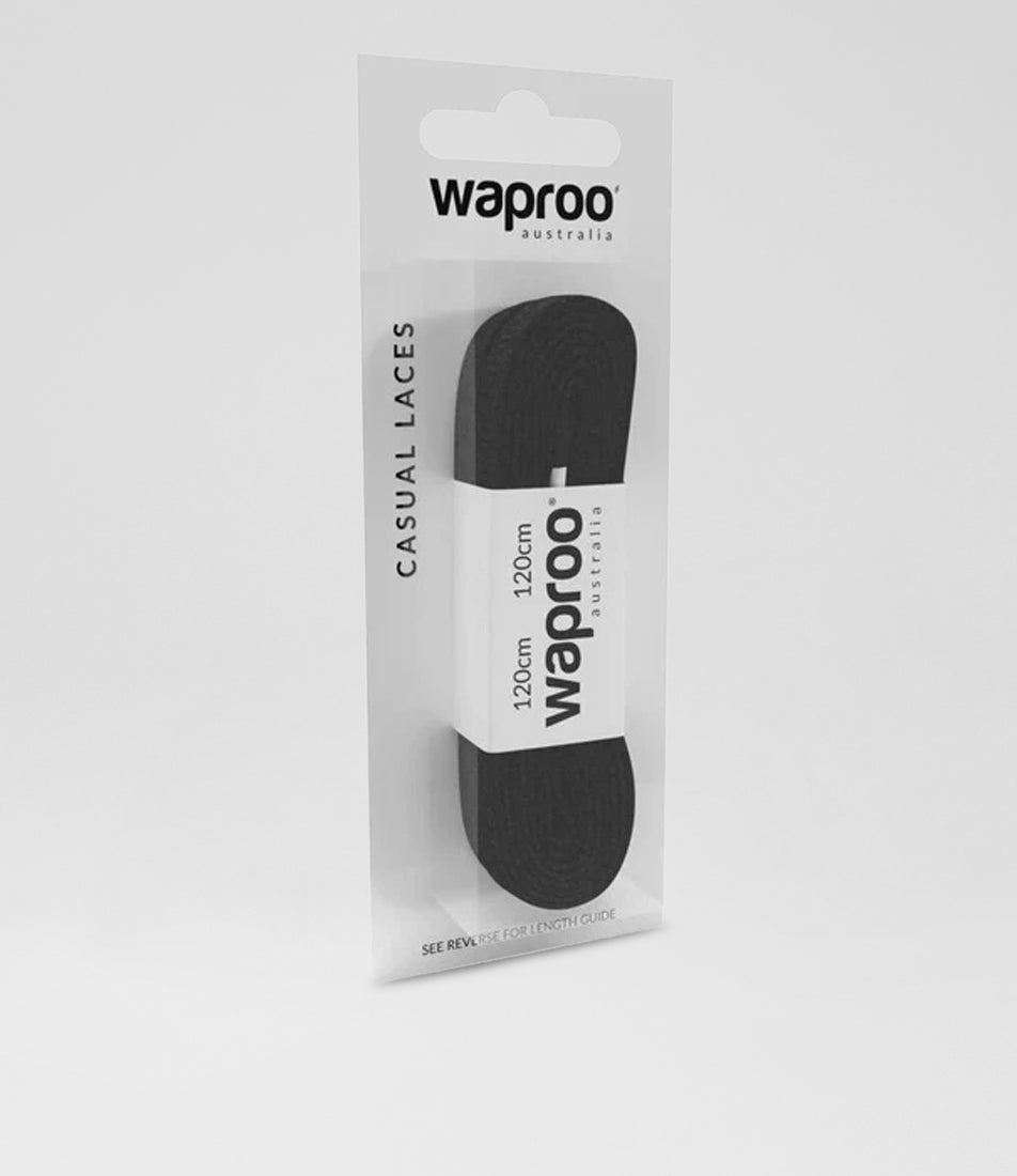 Plat 120cm Black Casual Laces Plat 120cm Black Casual Laces