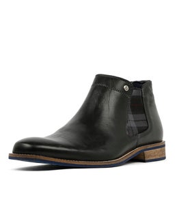DRAKE BLACK LEATHER