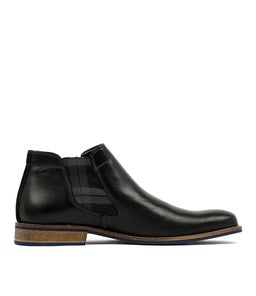 DRAKE BLACK LEATHER
