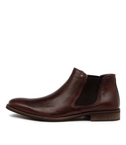 DRAKE DARK BROWN LEATHER