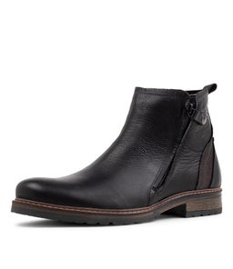HUNTER WR NERO BLACK LEATHER