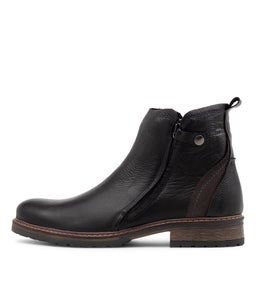 HUNTER WR NERO BLACK LEATHER