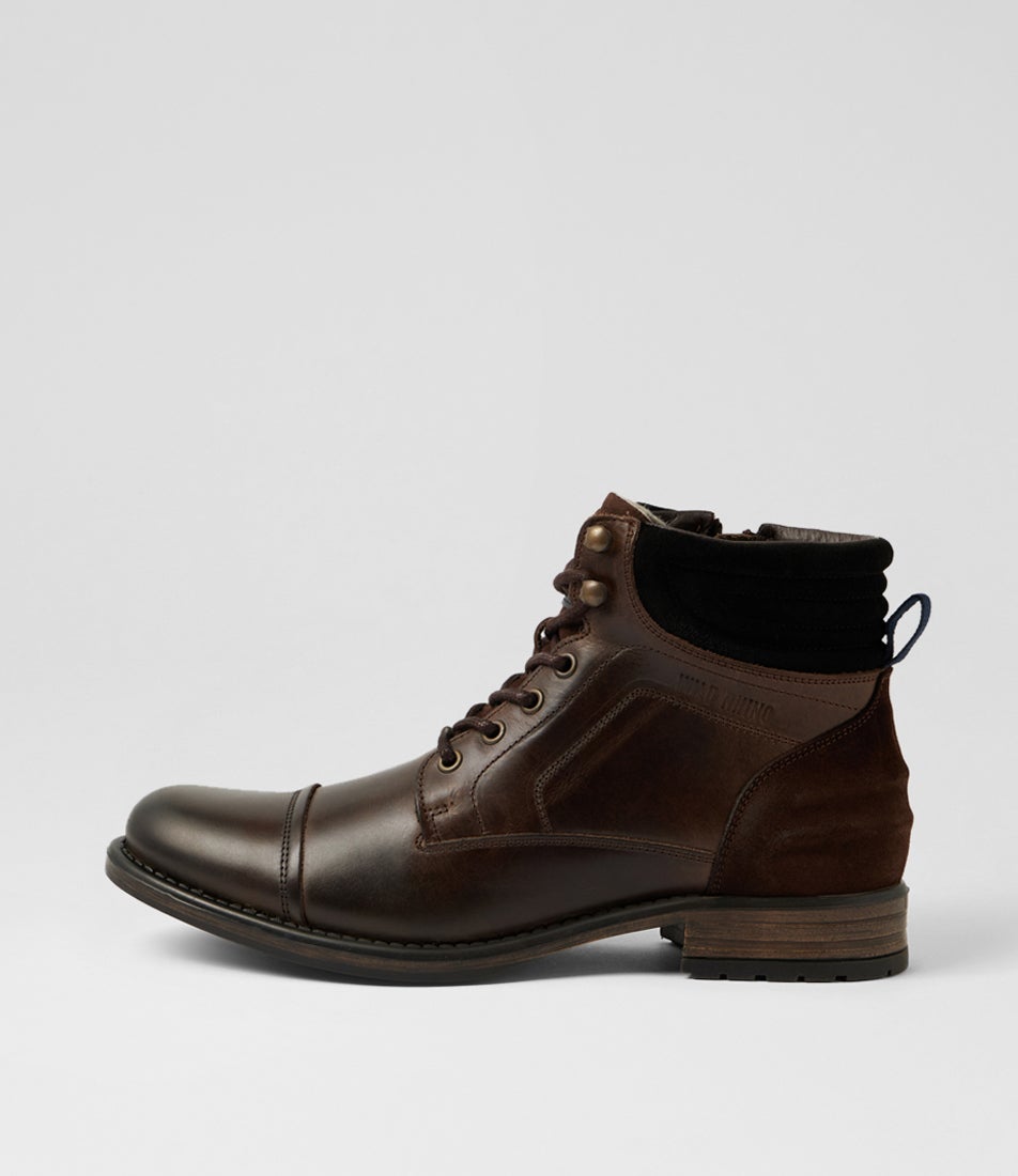 Benson Dark Grey Leather Loafers