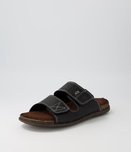 REEF WR BLACK LEATHER