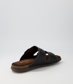 REEF WR BLACK LEATHER