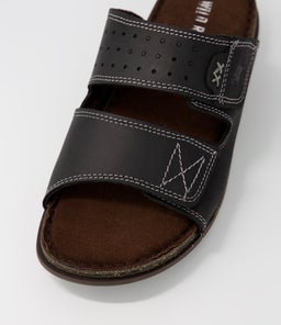 REEF WR BLACK LEATHER